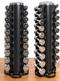 Steel Electroplated Dumbbell Set 1–10kg with Rack