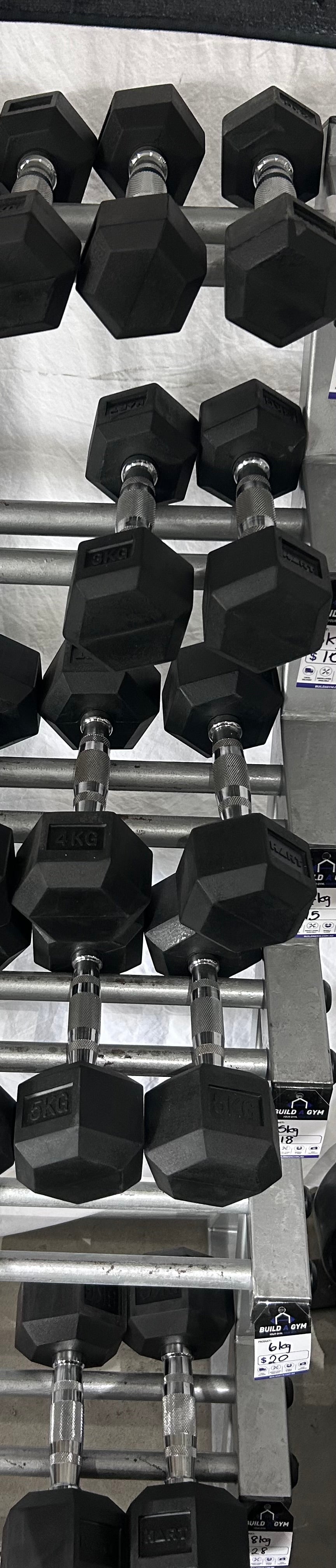 HART Hex Rubber Dumbbell