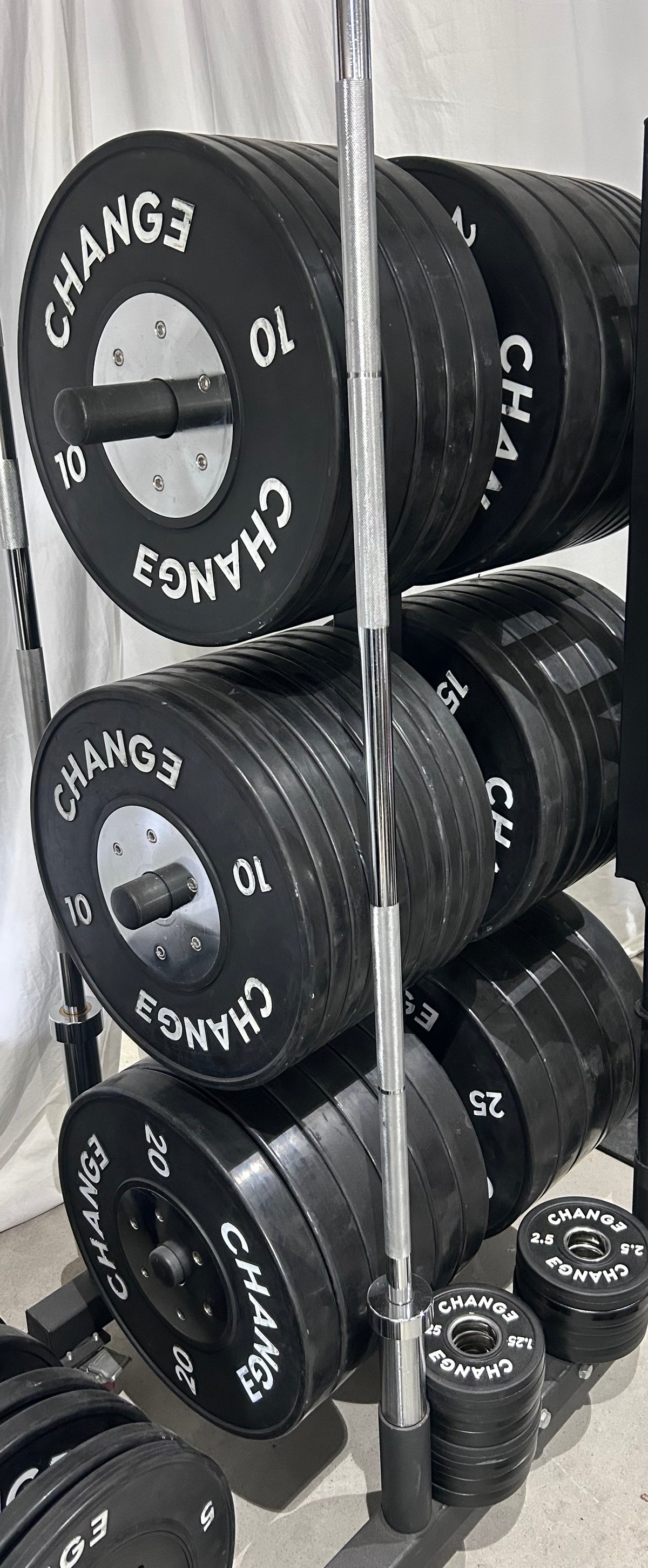 Change Competition Black Bumper Plate