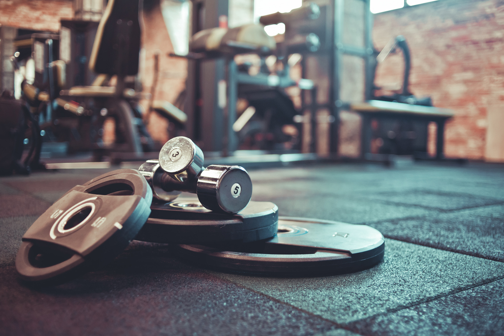 20mm EPDM rubber gym flooring under weight plates