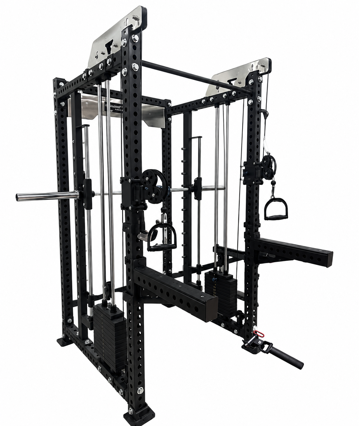 H75-3 Functional Trainer with Smith & Double Cable — Build A Gym