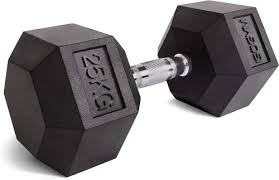 Hex Rubber Dumbbell — Build A Gym