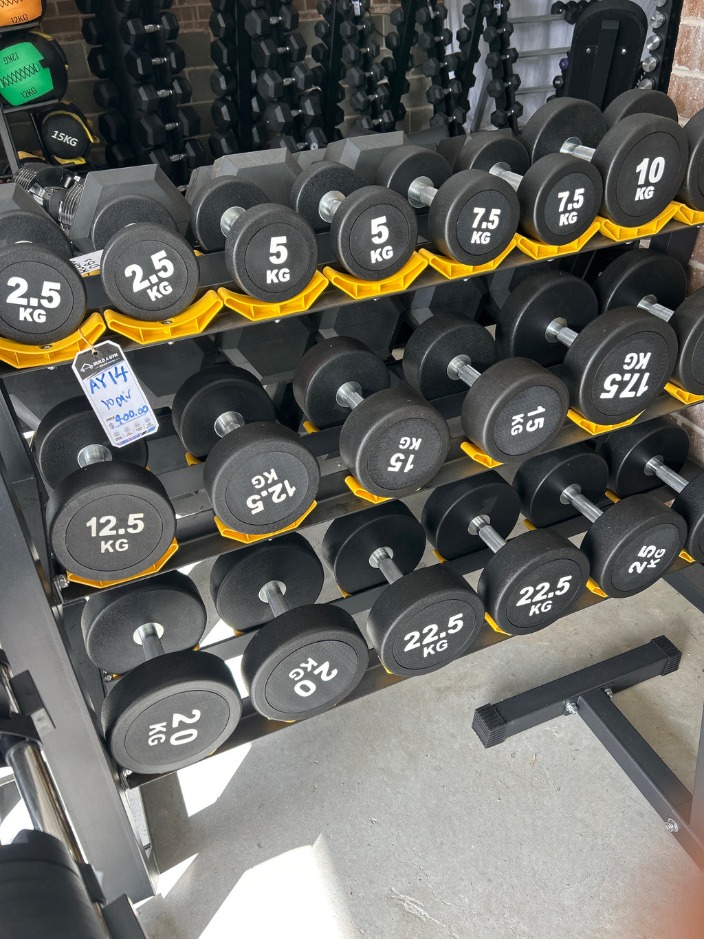 Round Dumbbell Rack